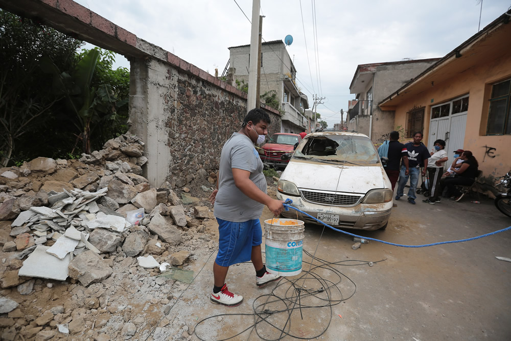 Las imágenes que dejó el devastador sismo