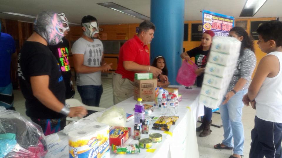 La lucha libre no fue indiferente.