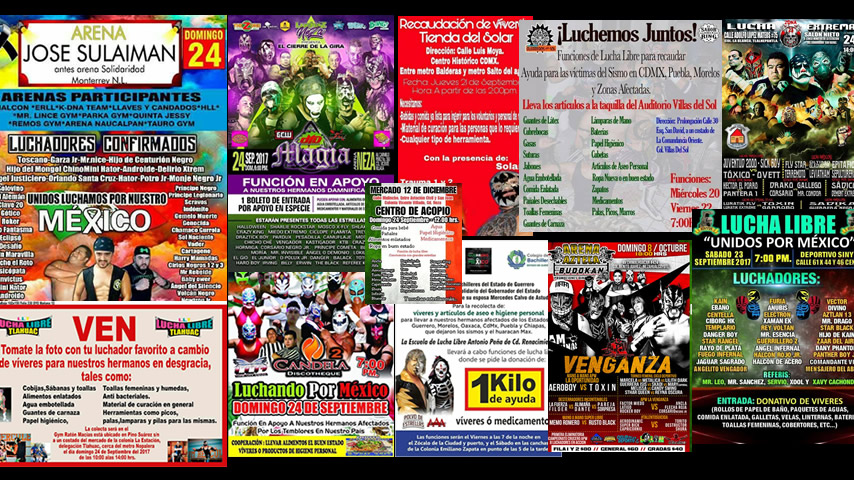 La lucha libre no fue indiferente