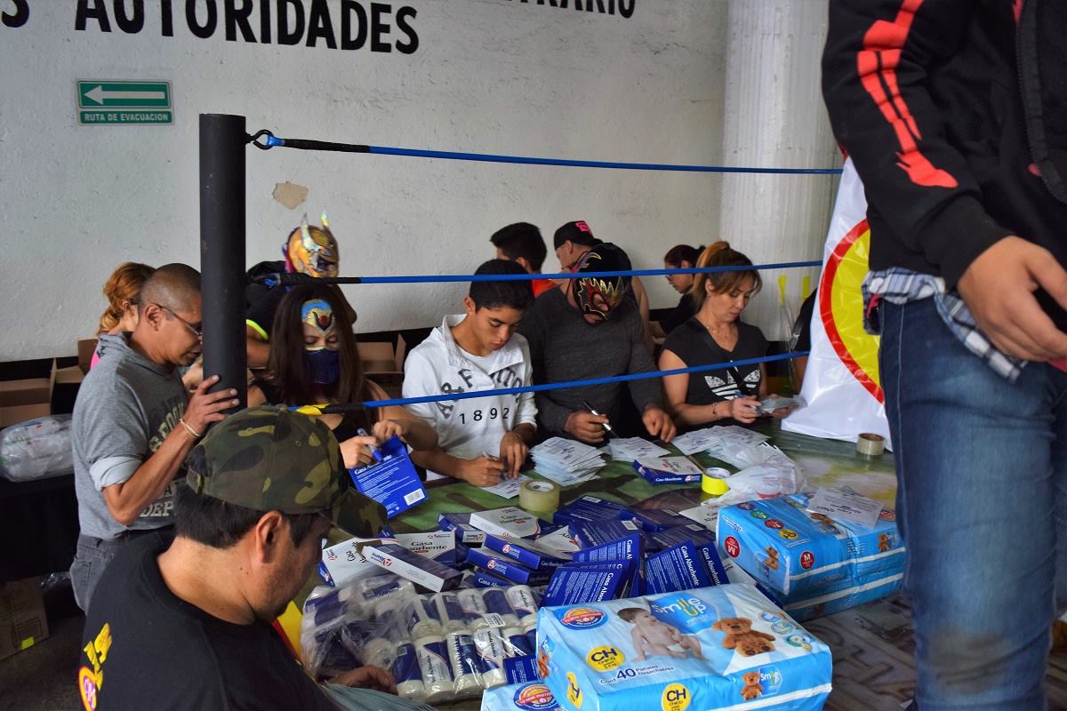 La lucha libre no fue indiferente.