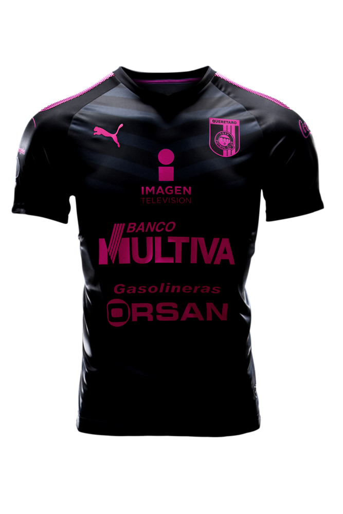 La lucha contra el cáncer de mama se pinta de rosa y negro en la Liga MX.