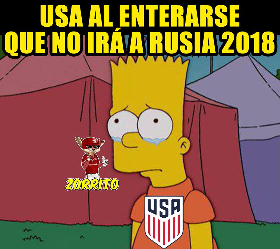 Mejores memes de eliminación de E.U.A., Holanda y Chile rumbo a Rusia 2018.