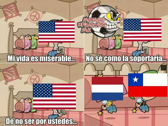 Mejores memes de eliminación de E.U.A., Holanda y Chile rumbo a Rusia 2018.