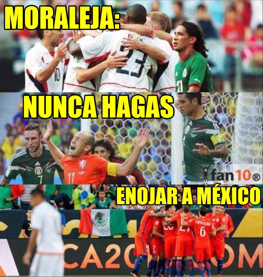 Mejores memes de eliminación de E.U.A., Holanda y Chile rumbo a Rusia 2018.