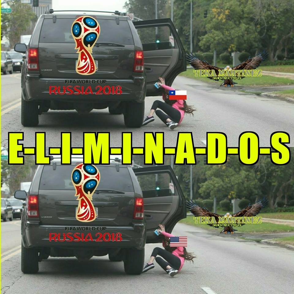 Mejores memes de eliminación de E.U.A., Holanda y Chile rumbo a Rusia 2018.