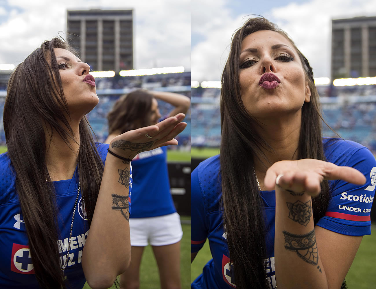 La belleza en el Estadio Azul fue la que no quedó a deber absolutamente nada.