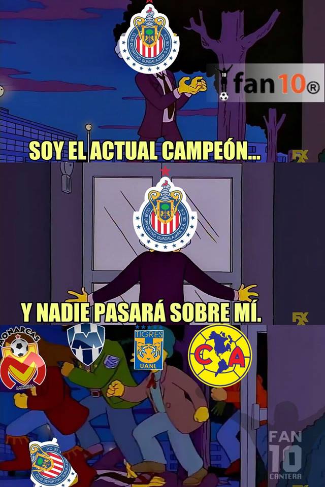 Mejores memes del clásico América 2-1 Chivas del Apertura 2017 de la Liga MX.
