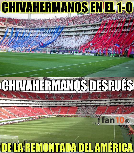 Mejores memes del clásico América 2-1 Chivas del Apertura 2017 de la Liga MX.