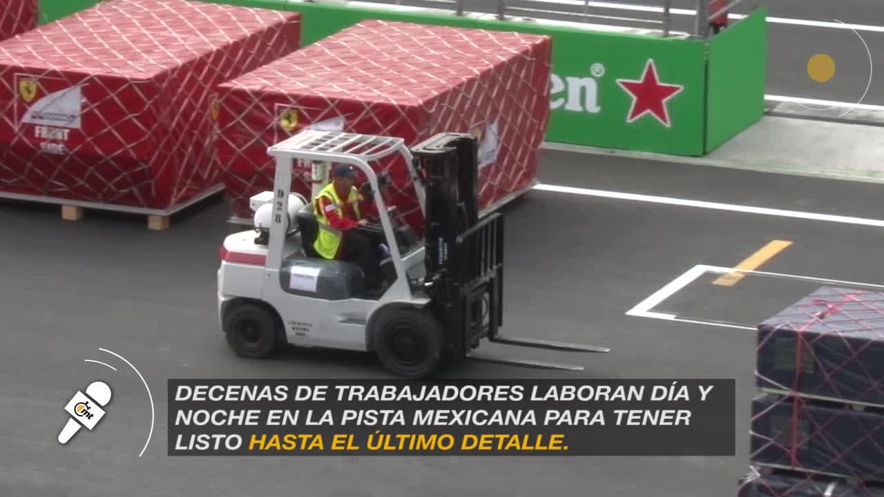Se instaló el Gran Circo de Fórmula 1 en el  autódromo Hermanos Rodríguez.