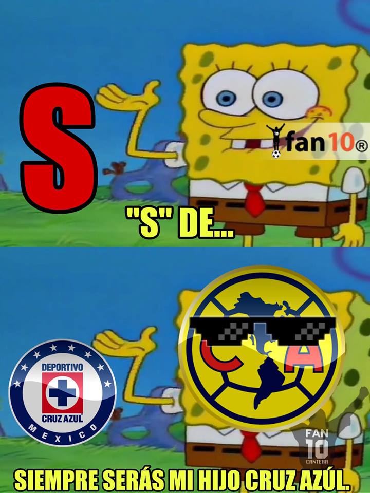 Memes del América 1-0 Cruz Azul de octavos de final de Copa MX Apertura 2017.
