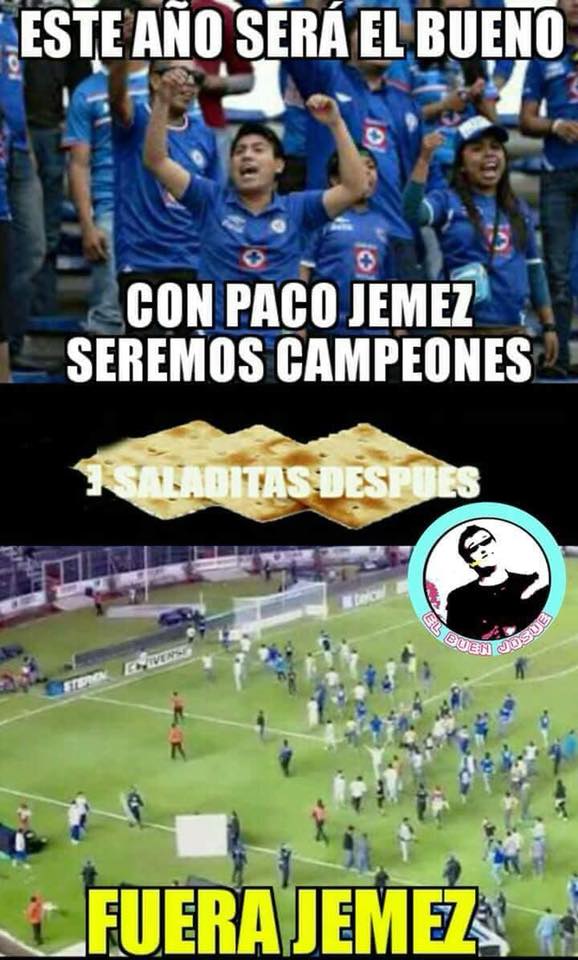 Memes del América 1-0 Cruz Azul de octavos de final de Copa MX Apertura 2017.