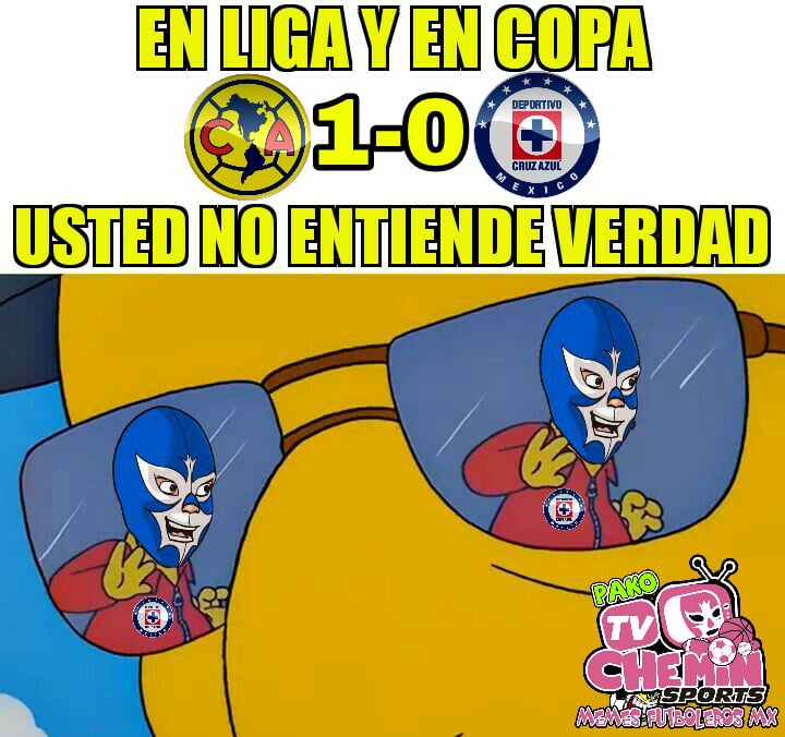 Memes del América 1-0 Cruz Azul de octavos de final de Copa MX Apertura 2017.