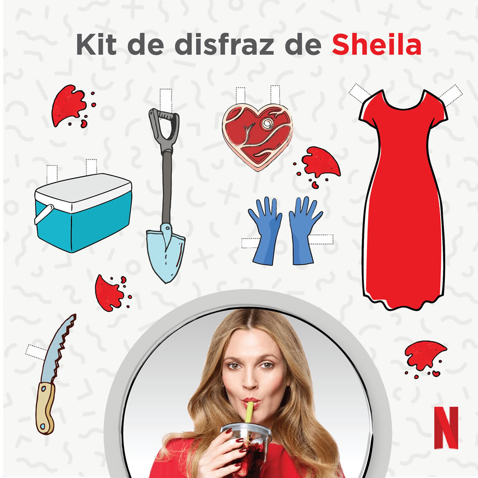 Viste en Halloween como uno de los personajes de las series de Netflix