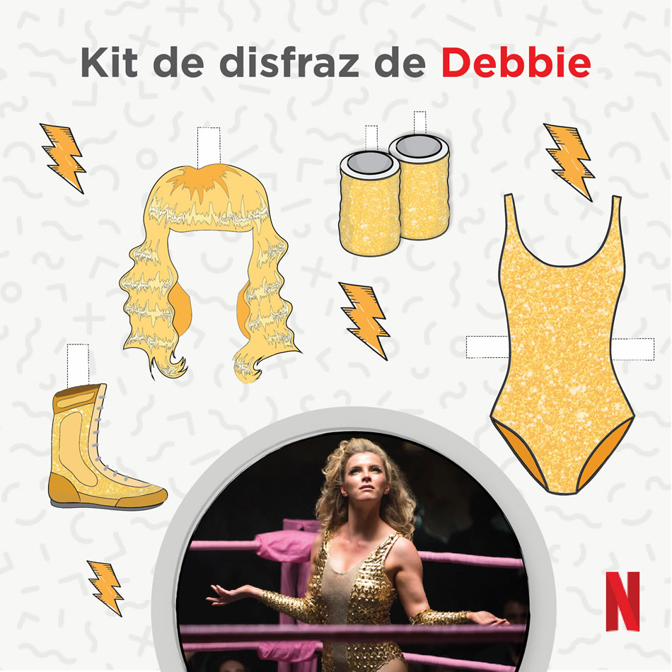 Viste en Halloween como uno de los personajes de las series de Netflix