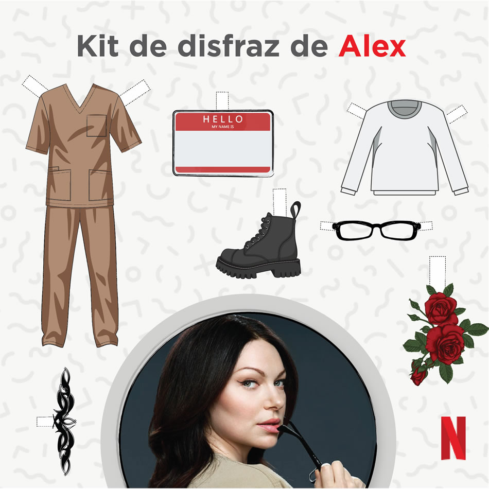 Viste en Halloween como uno de los personajes de las series de Netflix