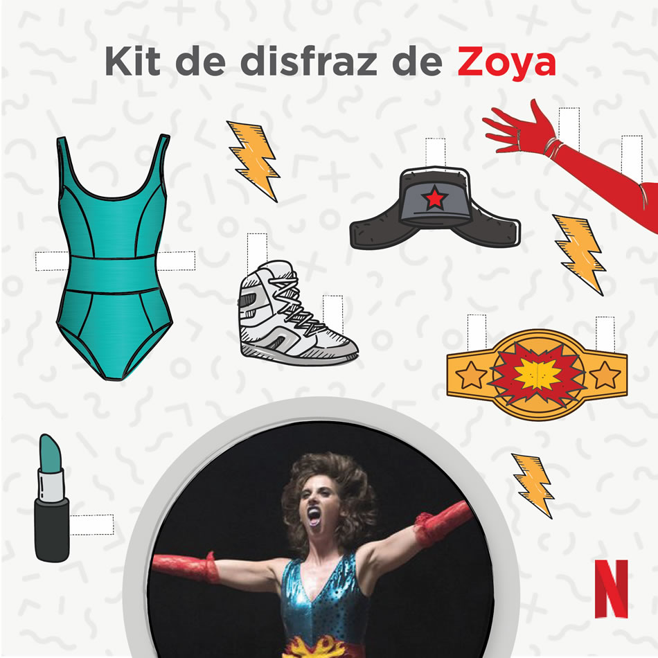 Viste en Halloween como uno de los personajes de las series de Netflix