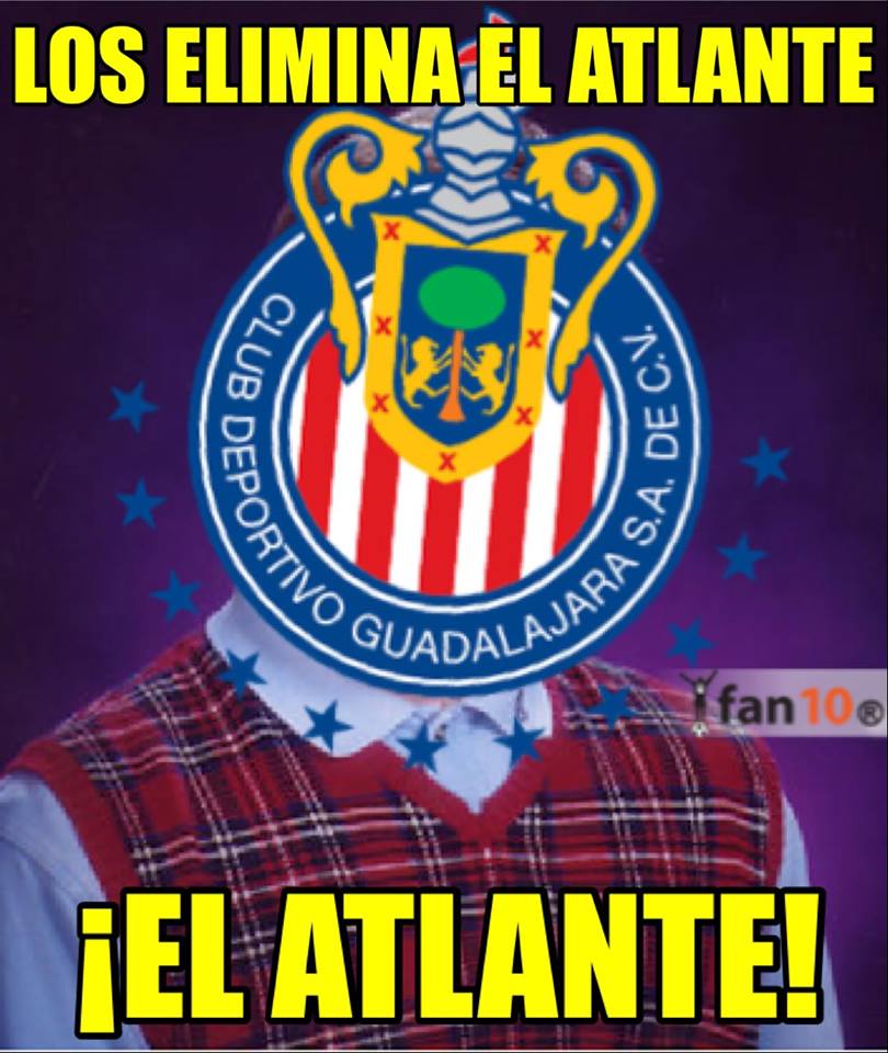 Los mejores memes de la eliminación de Chivas en la Copa MX del Apertura 2017.