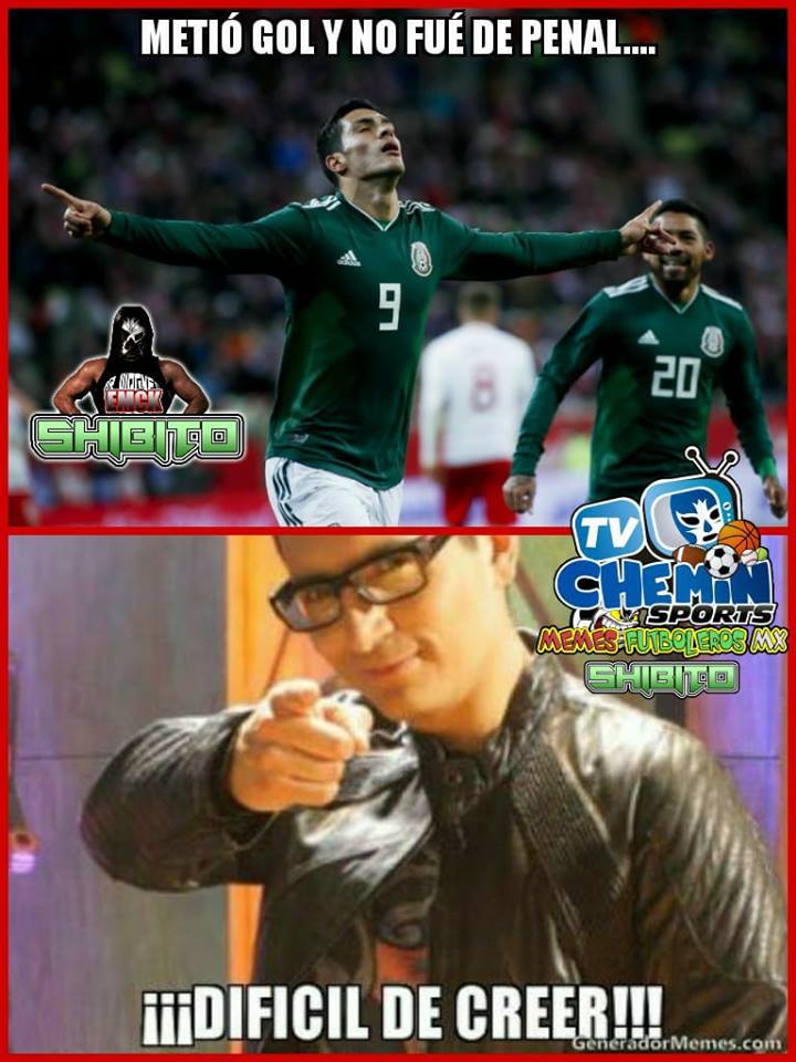 Los mejores memes del amistoso Polonia 0-1 México rumbo al Mundial de Rusia 2018