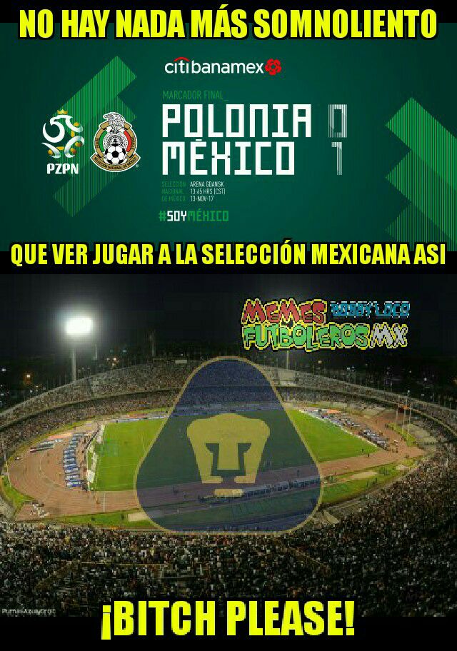 Los mejores memes del amistoso Polonia 0-1 México rumbo al Mundial de Rusia 2018