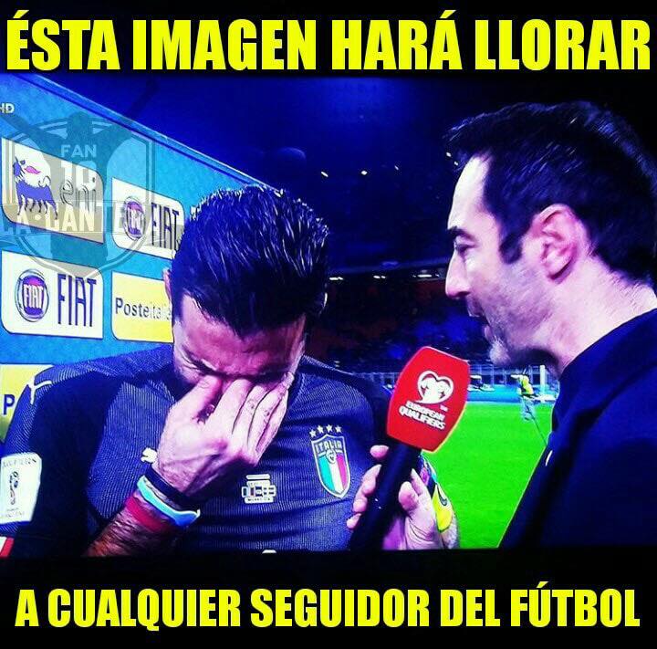 Mejores memes de Buffon y la eliminación de Italia rumbo a Mundial de Rusia 2018