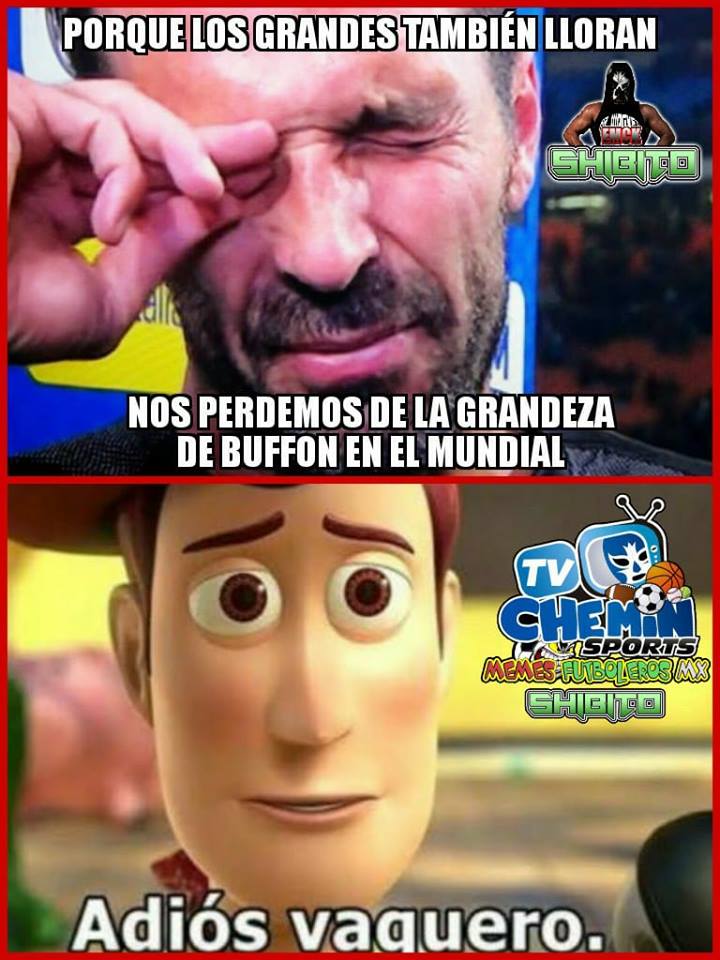 Mejores memes de Buffon y la eliminación de Italia rumbo a Mundial de Rusia 2018