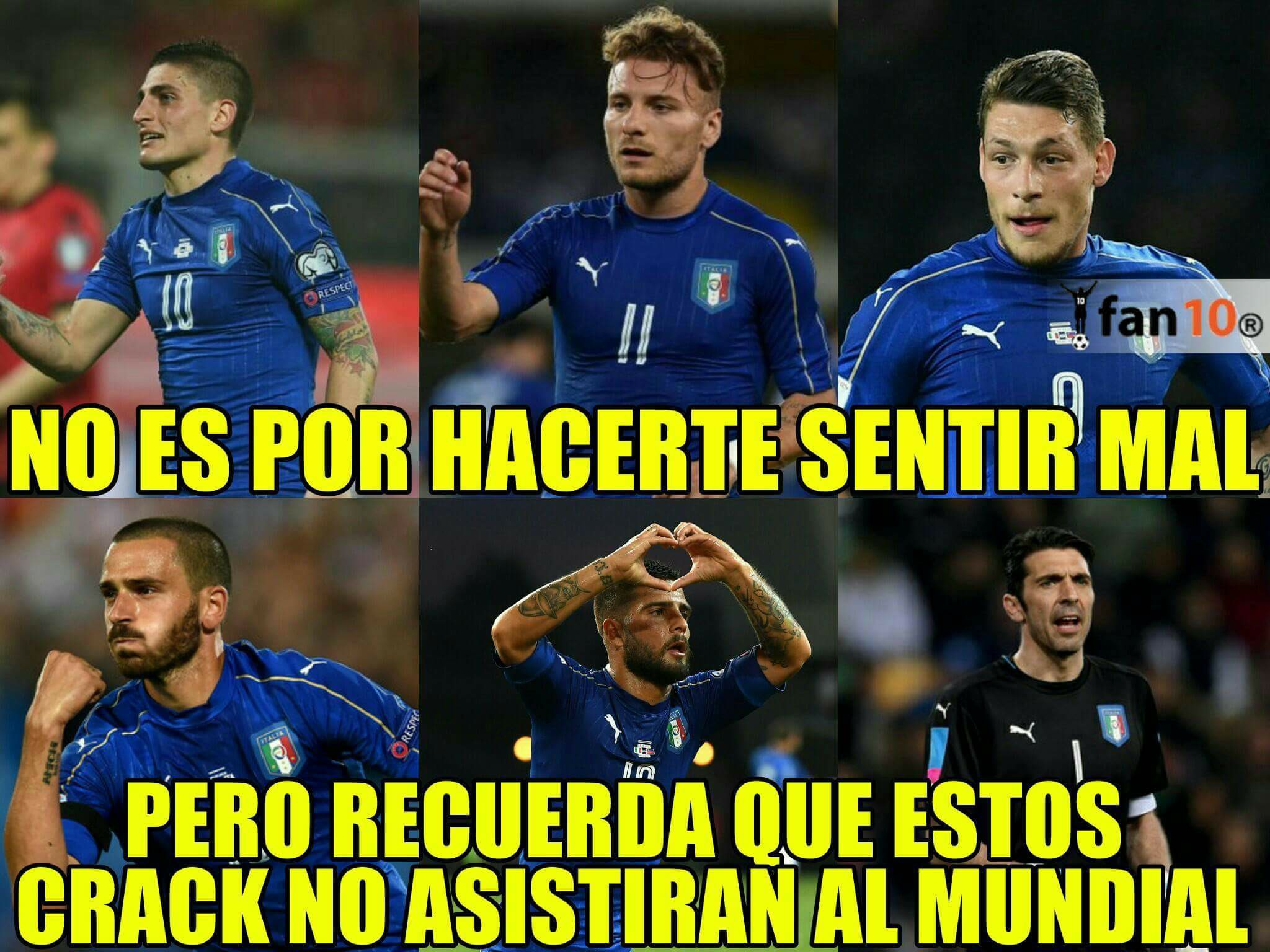 Mejores memes de Buffon y la eliminación de Italia rumbo a Mundial de Rusia 2018