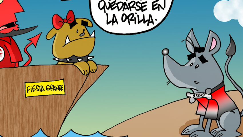 Se quedó en la orilla