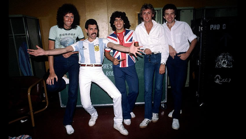 Mercury convivió con Diego Maradona en Argentina en el año de 1981.