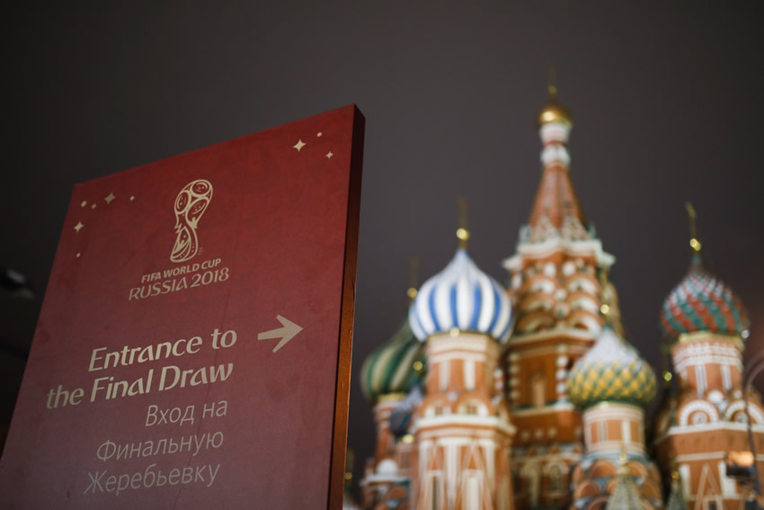 Así se vivió en Moscú el ensayo del sorteo 