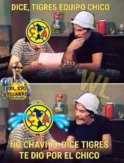 Los memes de la humillación que Tigres le propinó al América.