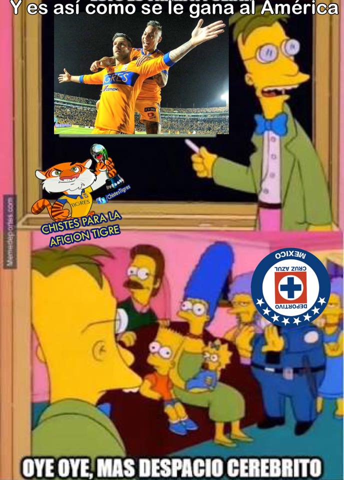 Los memes de la humillación que Tigres le propinó al América.