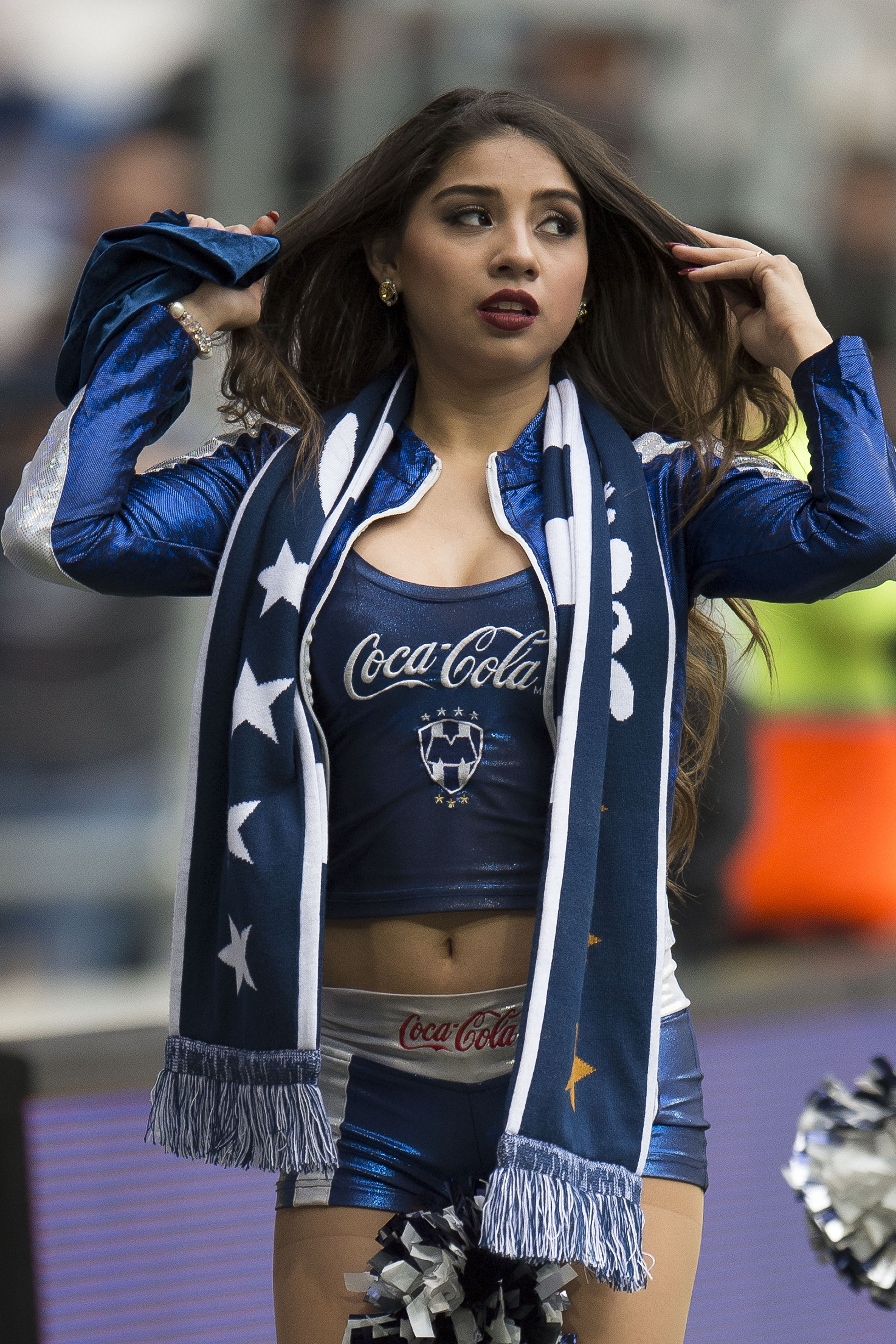 Las chicas de la final A2017 entre Monterrey-Tigres