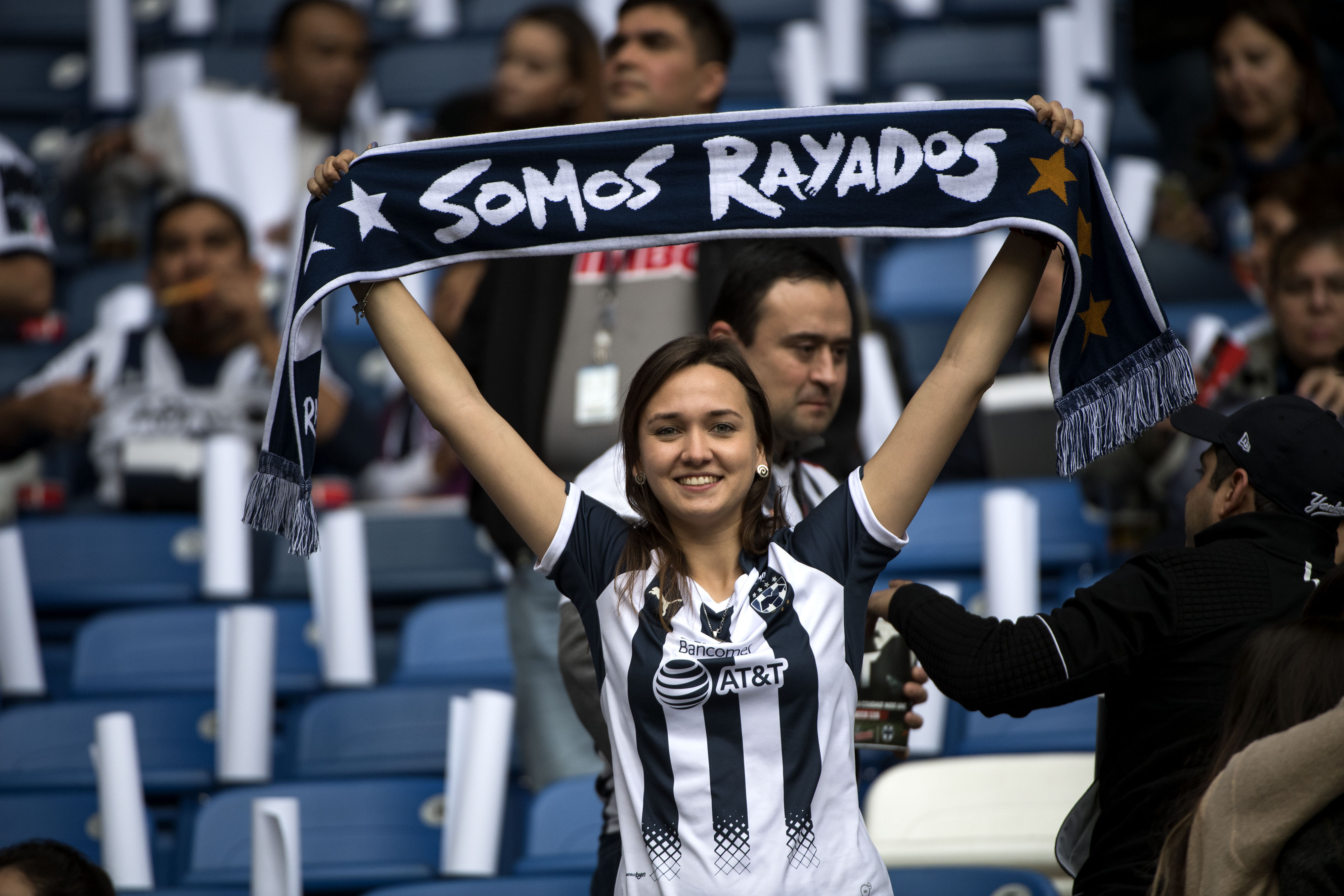 Las chicas de la final A2017 entre Monterrey-Tigres