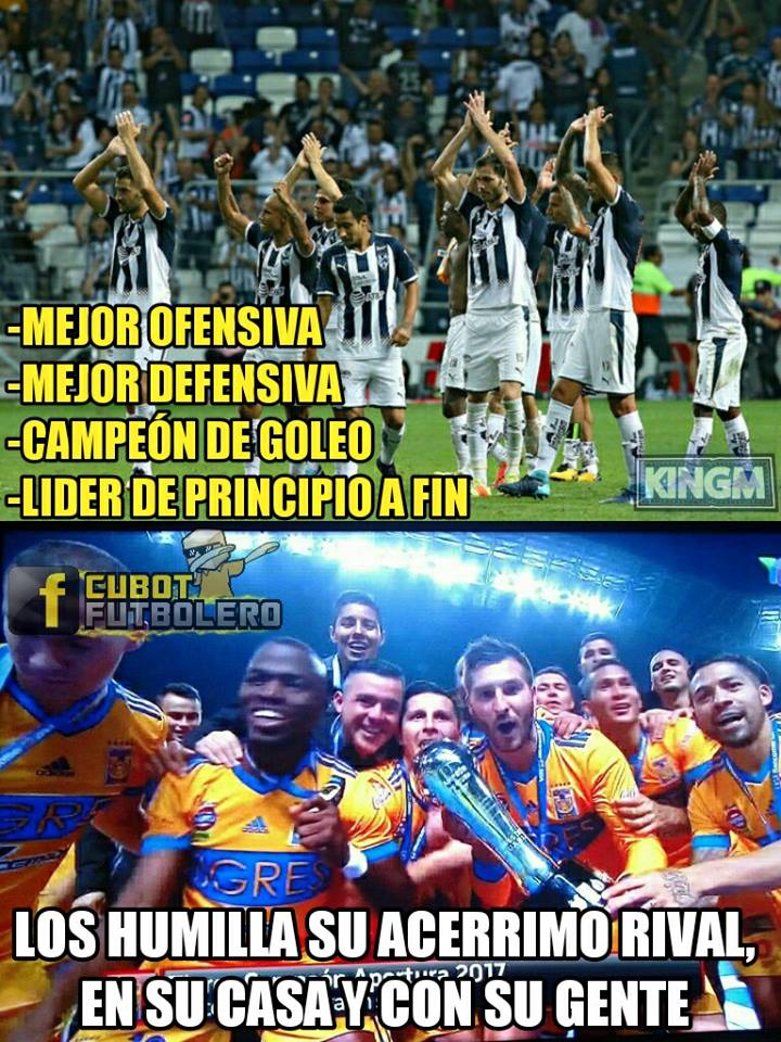 Los mejores memes de la gran final del Apertura 2017 de la Liga MX.