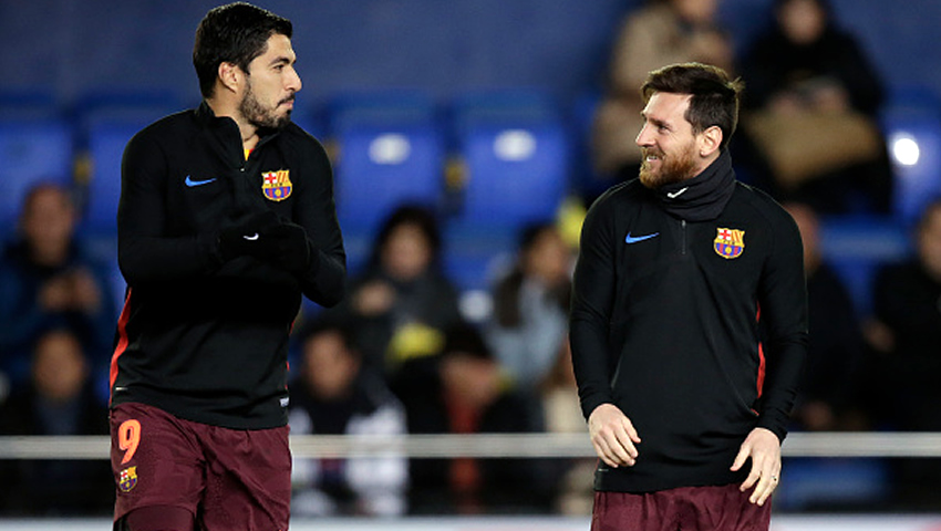 Messi y Suárez 