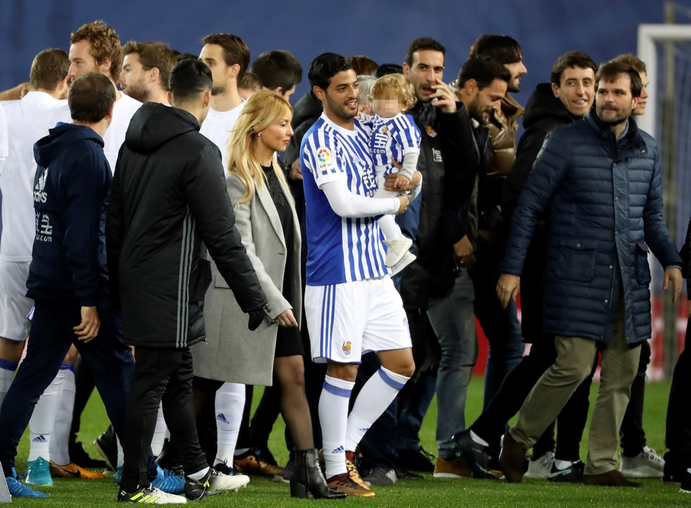 El adiós de Carlos Vela a la Real Sociedad en imágenes