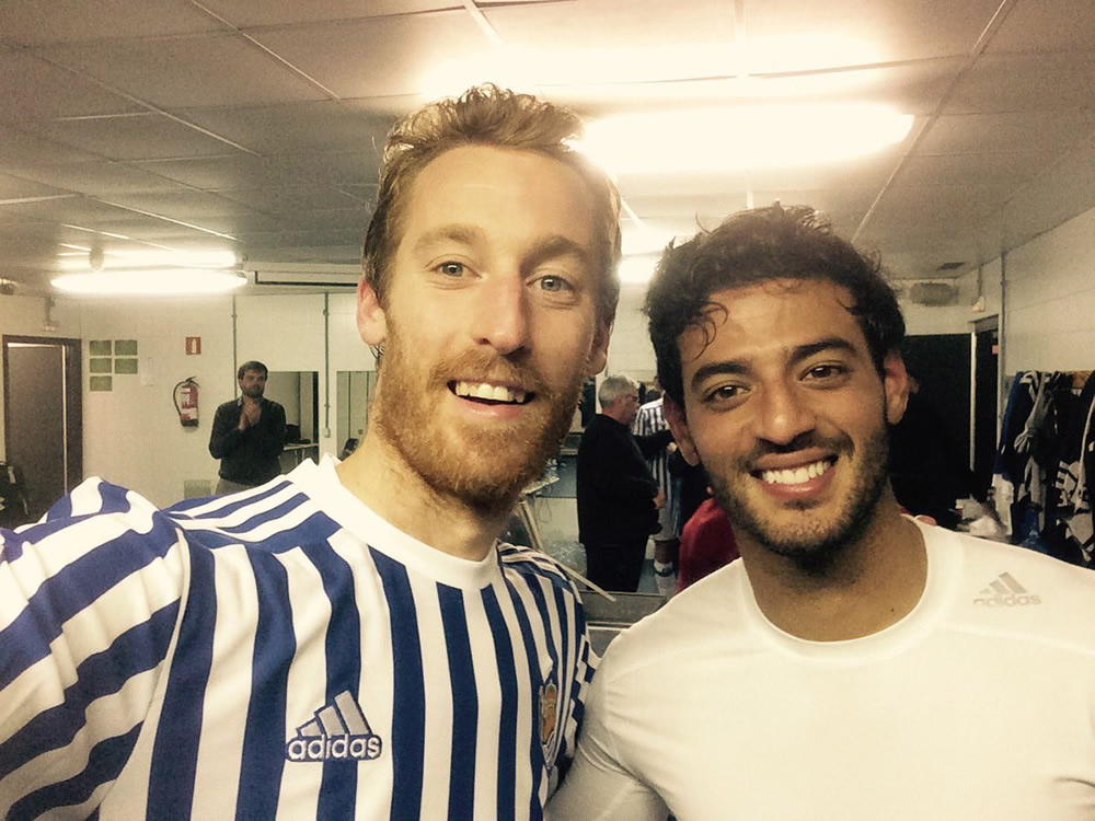 El adiós de Carlos Vela a la Real Sociedad en imágenes