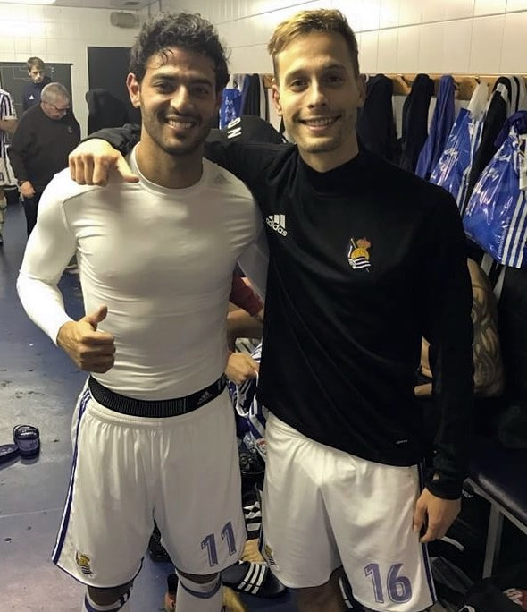 El adiós de Carlos Vela a la Real Sociedad en imágenes