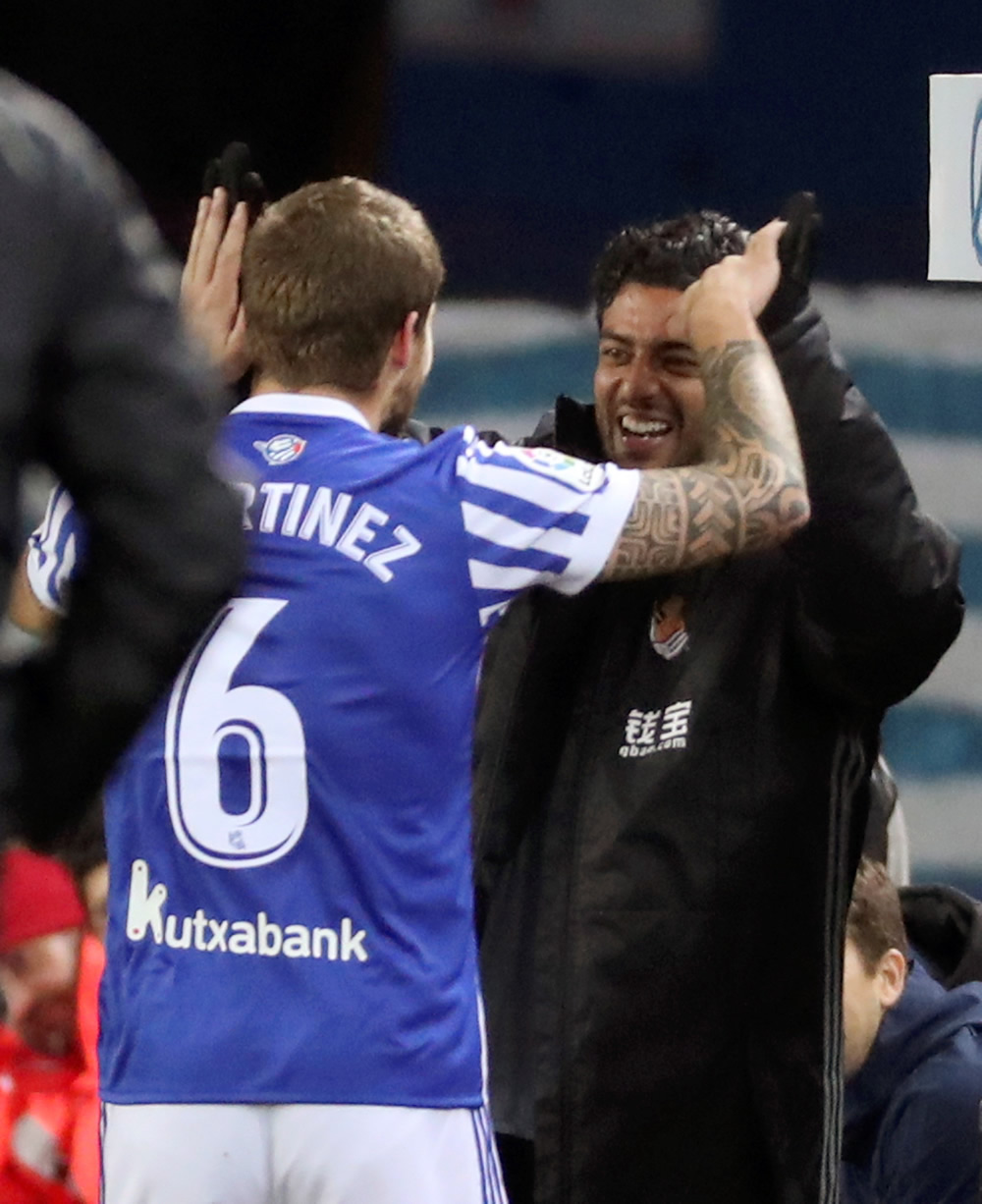 El adiós de Carlos Vela a la Real Sociedad en imágenes