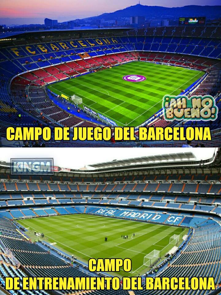 Igual que el Barcelona ante Real Madrid, los memes fueron catedráticos