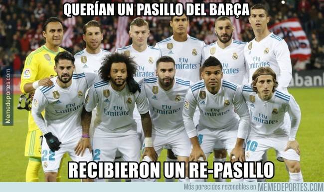 Igual que el Barcelona ante Real Madrid, los memes fueron catedráticos