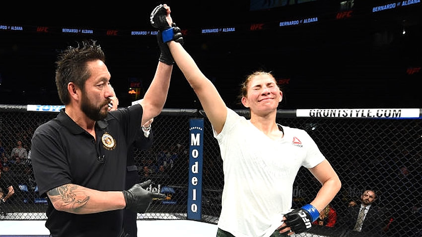 Irene Aldana se impuso a Talita Bernardo.