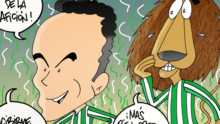 Bastones verdiblancos para Donovan