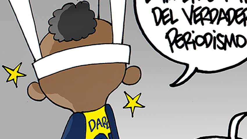 No era para él, ¡sino al árbol!