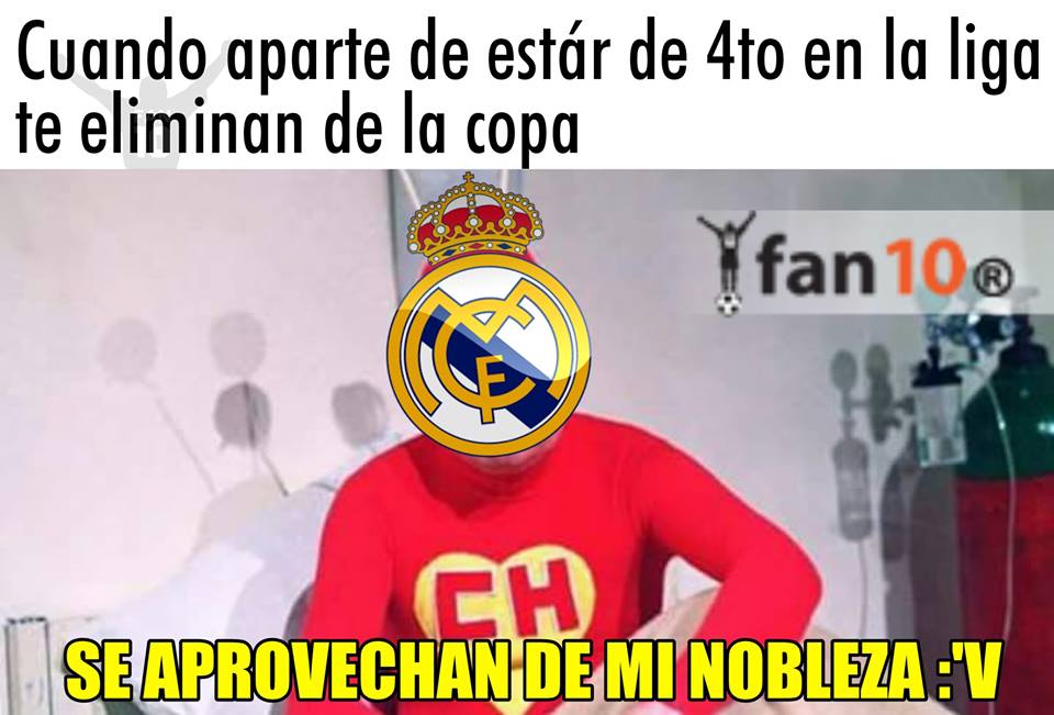 Los memes de la eliminación del Real Madrid en Copa del Rey ante Leganés