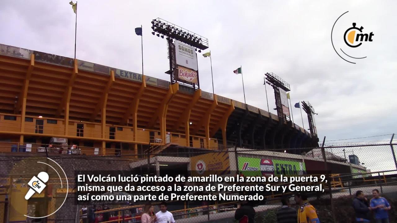 Comienzan a darle su 'manita de Tigre' al estadio Universitario