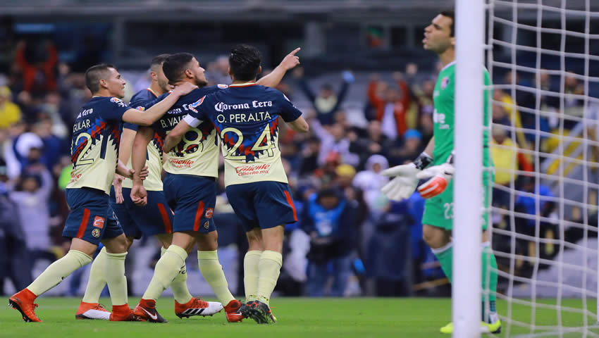 Las mejores imágenes del América 1-0 Atlas de la Liga MX 2018.