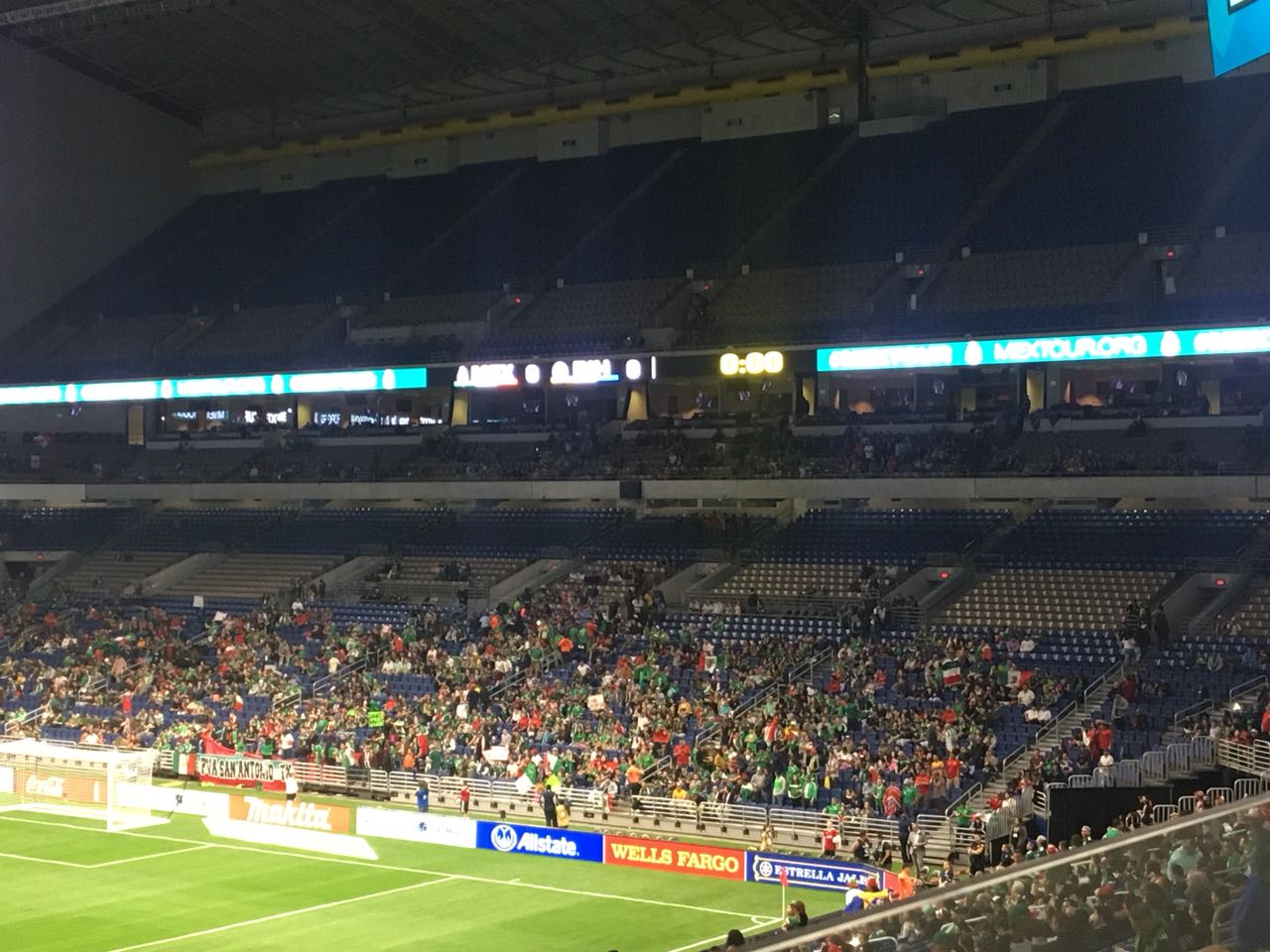 El México vs. Bosnia tuvo una pobre entrada