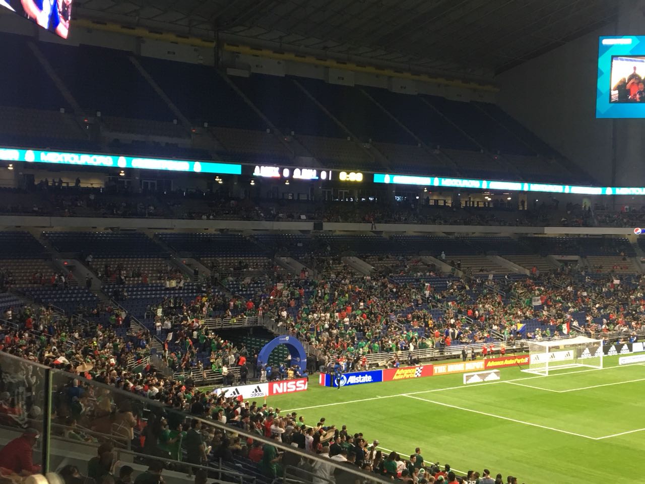 El México vs. Bosnia tuvo una pobre entrada