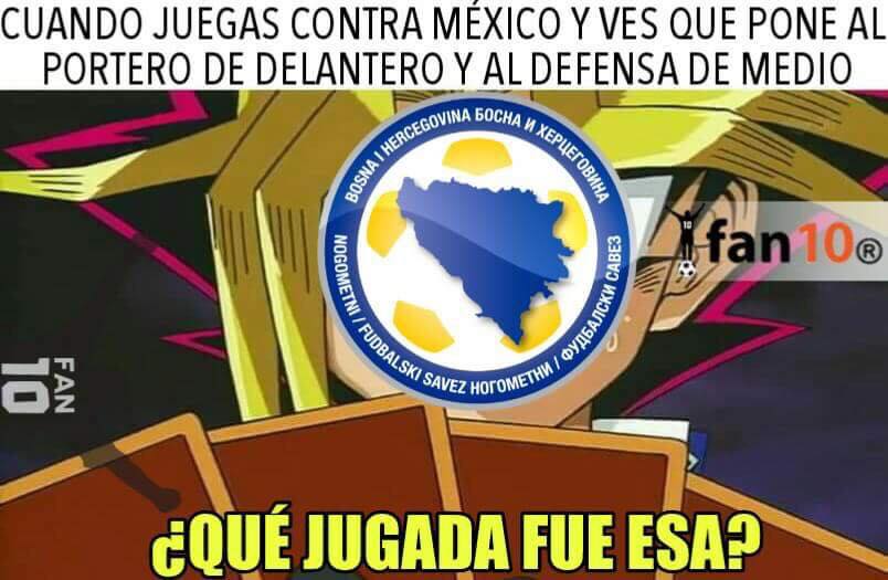 Los mejores memes del partido amistoso: México 1-0 Bosnia.